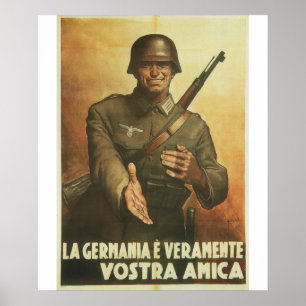 Tyskland propagandaaffisch poster