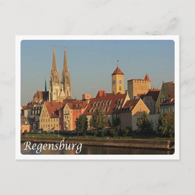 Tyskland - Regensburg - Vykort (Framsida)