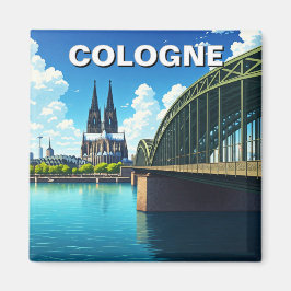 Tyskland resa i Köln Magnet