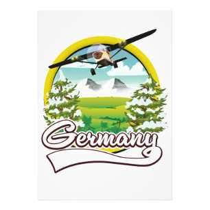 Tyskland Resa logotyp Fototryck