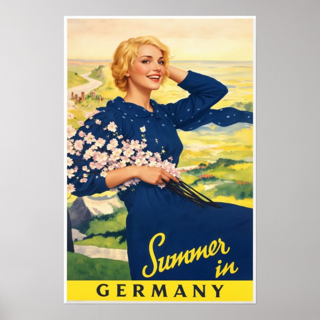 Tyskland resaffisch poster (Framsidan)
