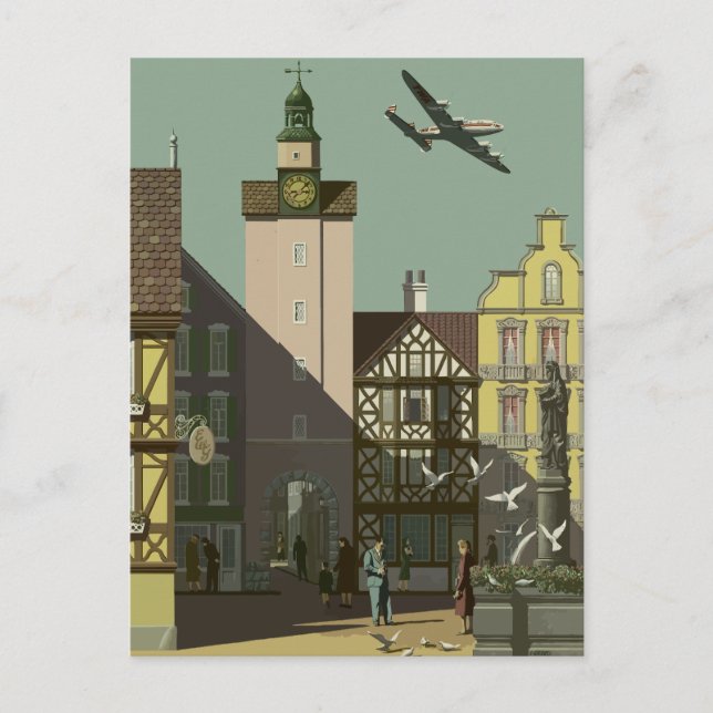 Tyskland Resepostkort Vykort (Framsida)