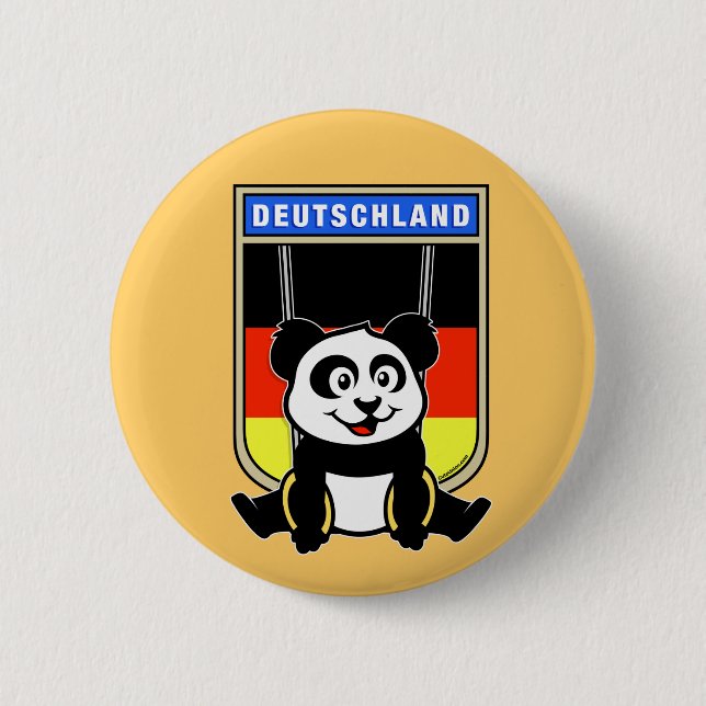 Tyskland Ringar Panda Knapp (Framsida)