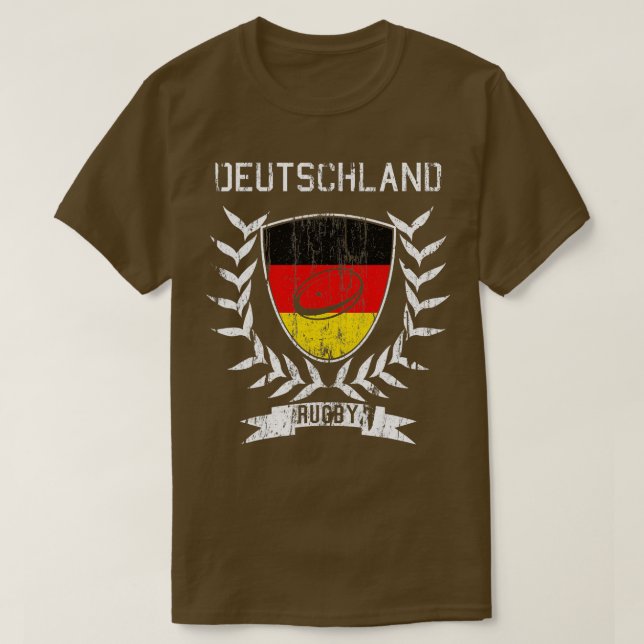Tyskland Rugby Jersey 2023 Deutschland Rugby T Shirt (Design framsida)