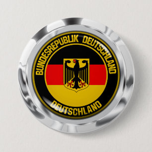 Tyskland runda emblem knapp