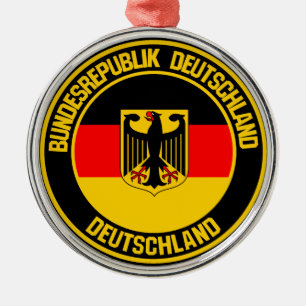 Tyskland rundaEmblem Julgransprydnad Metall