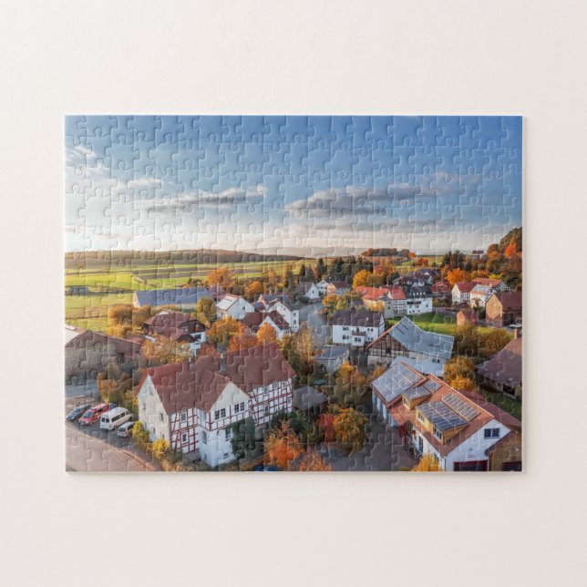 Tyskland Scenia Puzzles Mountain Art Complex Jigsz Pussel (Horisontell)