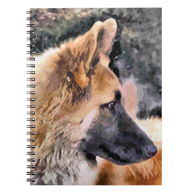 TYSKLAND SHEPHERD HUND ANTECKNINGSBOK (Framsidan)