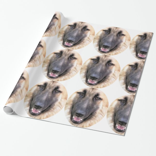 TYSKLAND SHEPHERD HUND PRESENTPAPPER (Utrullad)