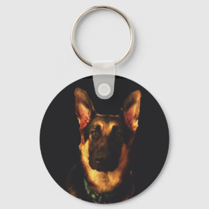 TYSKLAND SHEPHERD MALE-nyckelkedja Nyckelring