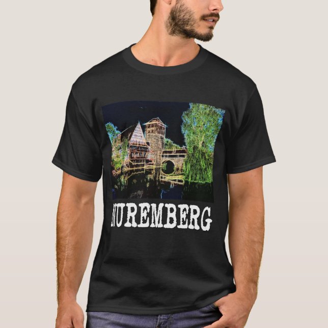 Tyskland skjorta för Nuremberg souvenir T Shirt (Framsida)