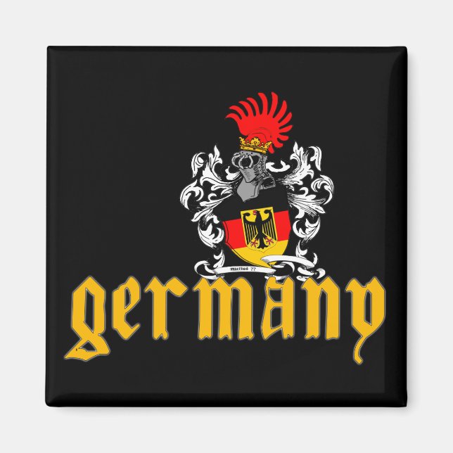 Tyskland sköld magnet (Framsidan)