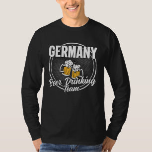 Tyskland Squad Ale  Tyska Öl Dryck Lag T Shirt