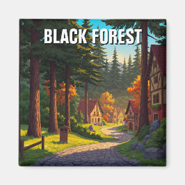 Tyskland Svart skogsresa Magnet
