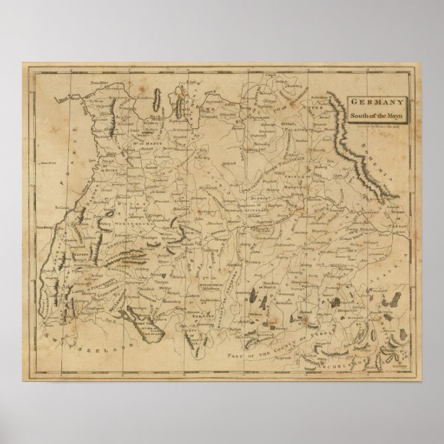 Tyskland syd 2 poster (Framsidan)