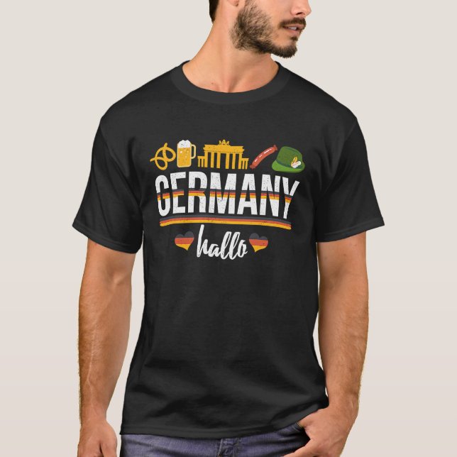 Tyskland T Shirt (Framsida)