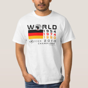 Tyskland T-tröja 2 för 3 tidvmmästare T-shirt