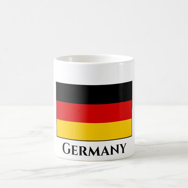 Tyskland (tysk) Flagga Kaffemugg (Center)