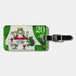 Tyskland tysk för vintage bagagebricka