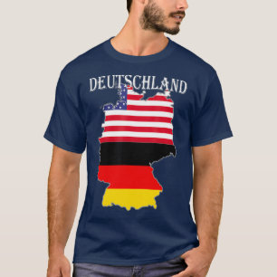 Tyskland Tysklant för tyska kulturarvsfamiljen T Shirt