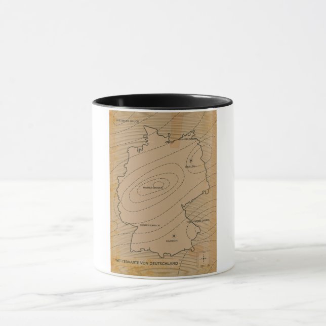 Tyskland väderprognos mugg (Center)
