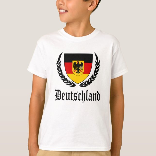 Tyskland Vapen T-shirt (Framsida)
