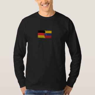 Tyskland Venezuela Flaggor - Tyska venezuelanska T Shirt