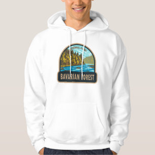 Tyskland Vintage i den bayerska skogsparken Hoodie