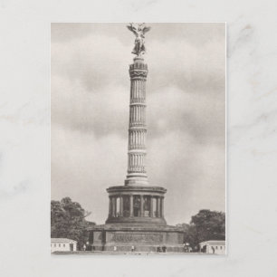 Tyskland vintage, Siegessaule-kolumn Vykort