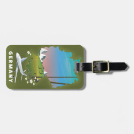 Tyskland visad reseaffisch bagagebricka