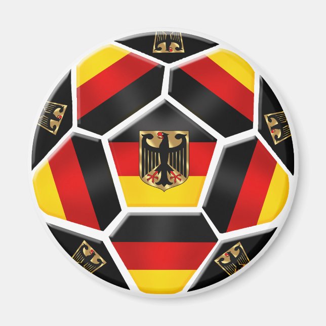 Tyskland Vm 2014 Euro 2012 Fotboll Magnet (Framsidan)