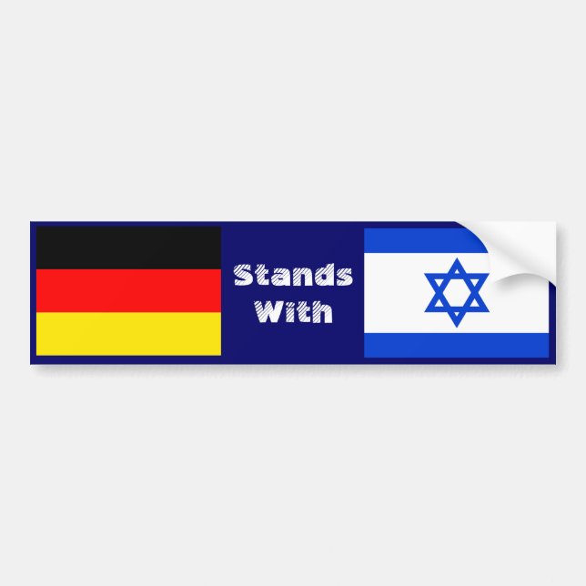 Tysklanda band med Israel Bildekal (Framsidan)