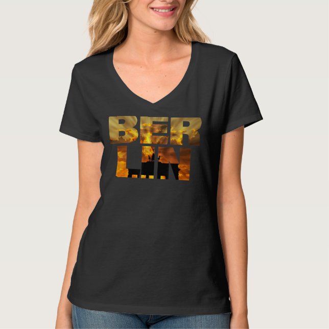 Tysklanda Berlins huvudstad T Shirt (Framsida)
