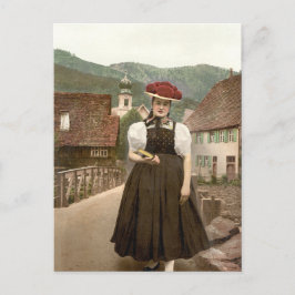 Tysklanda flickor från Schwarzwald (1900) Vykort