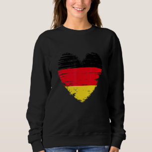 Tysklanda Heart German Flagga German Pride T Shirt