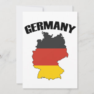 Tysklanda Karta - tyska Flagga - Deutschland Trave
