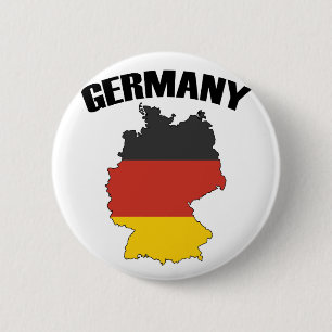 Tysklanda Karta - tyska Flagga - Deutschland Trave Knapp