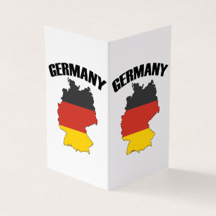 Tysklanda Karta - tyska Flagga - Deutschland Trave Kort