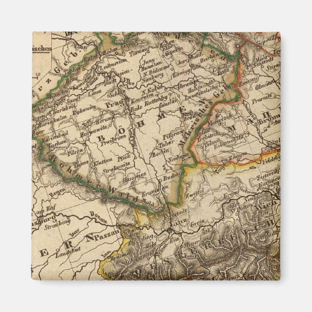 Tysklanda och Österrike 3 Magnet (Framsidan)