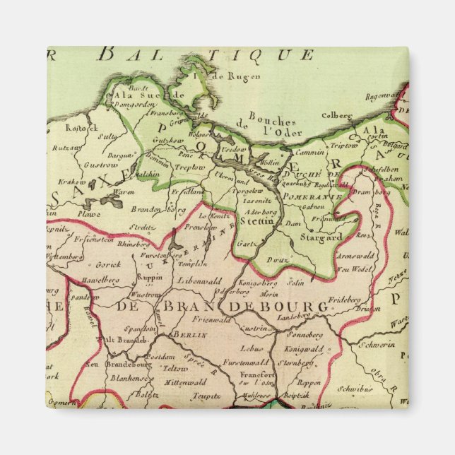 Tysklanda och Polen Magnet (Framsidan)