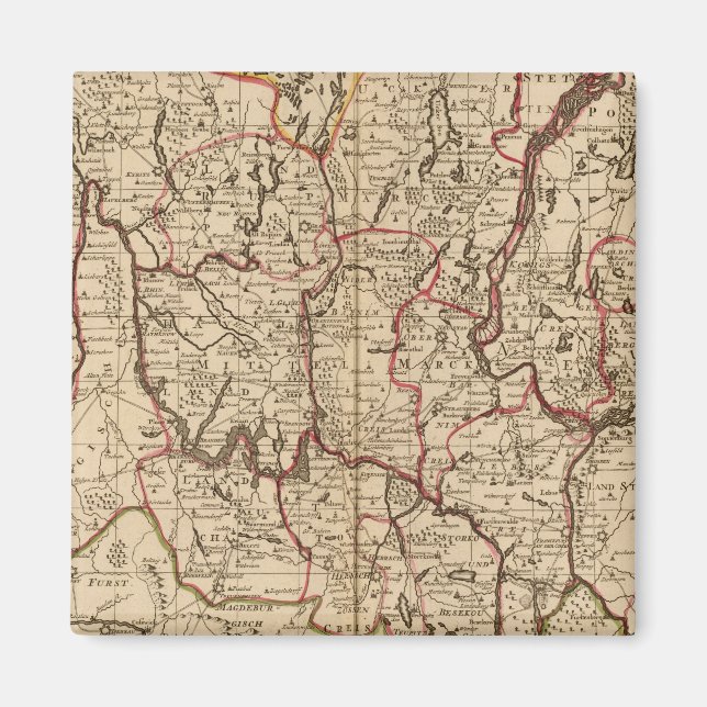 Tysklanda och Polen Magnet (Framsidan)