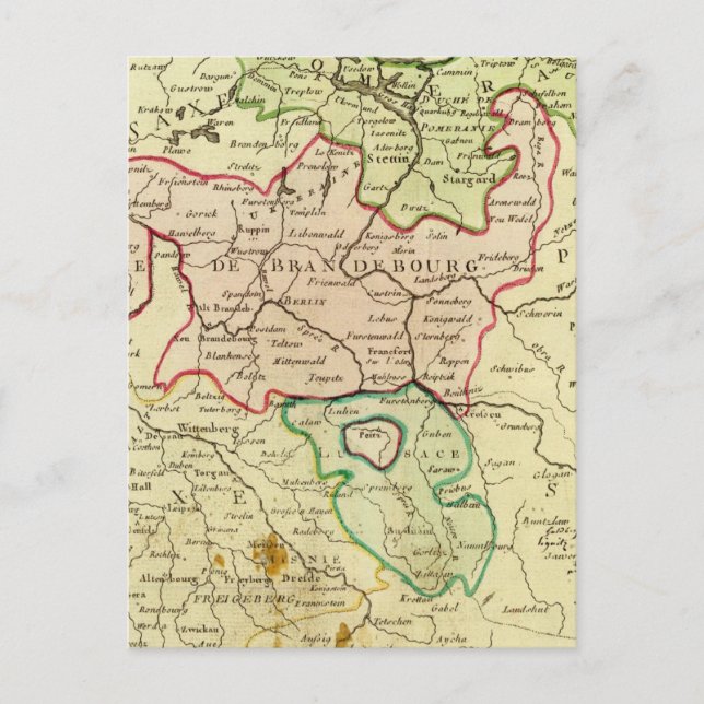 Tysklanda och Polen Vykort (Framsida)