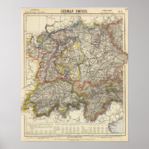 Tysklanda och Schweiz Poster