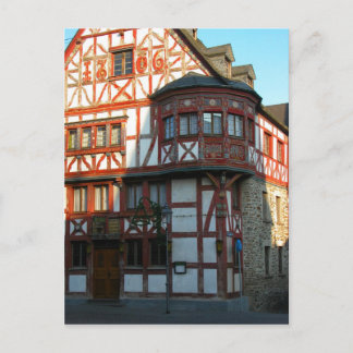 Tysklanda, Rheinland, Rhens, halvfärdiga hus 8 Vykort