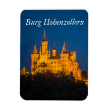 Tysklanda slott - Hohenzollern Photo Magnet