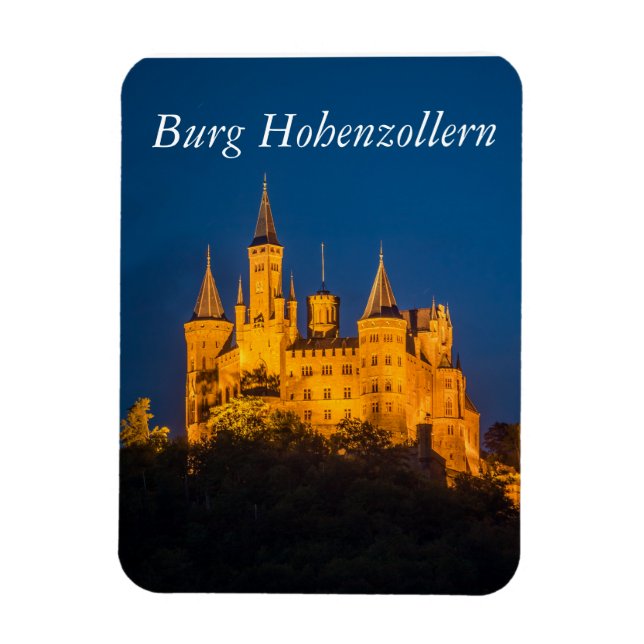 Tysklanda slott - Hohenzollern Photo Magnet (Vertikal)
