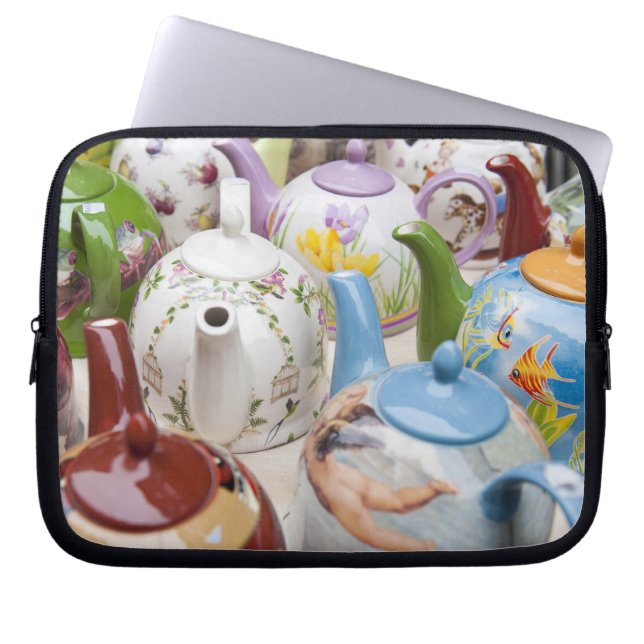 Tysklanda tekannor i Leipzig Laptop Sleeve (Framsidan)