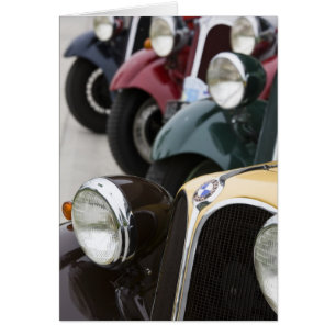 Tysklandare, Bayern-Bavaria, München. BMW Welt Car Hälsningskort