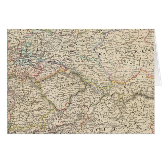 Tysklandare, Centraleuropa Hälsningskort (Framsidan Horizontal)