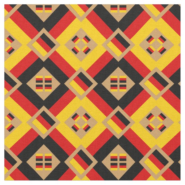 Tysklandare Fabric mode GLD för tyska Flagga & Tre Tyg (Närbild)
